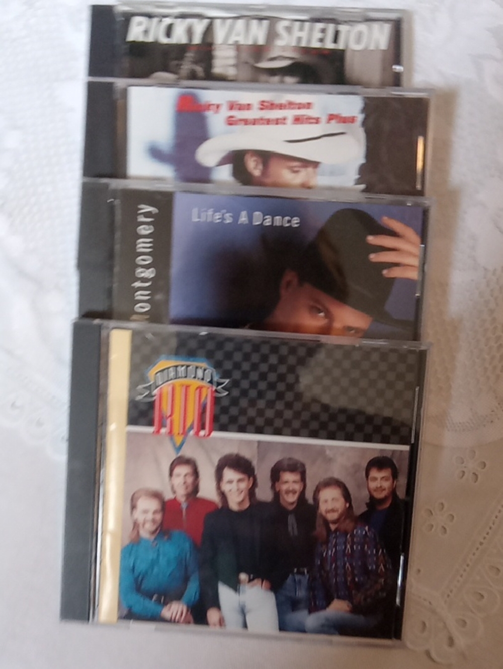Ricky Van Shelton & Various Country CD Bundle Of 4